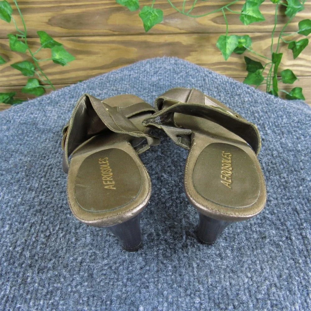Aerosoles Women's Rise To Power Slide Bronze‎ Synthetic Sz 7.5 Medium Used 2025